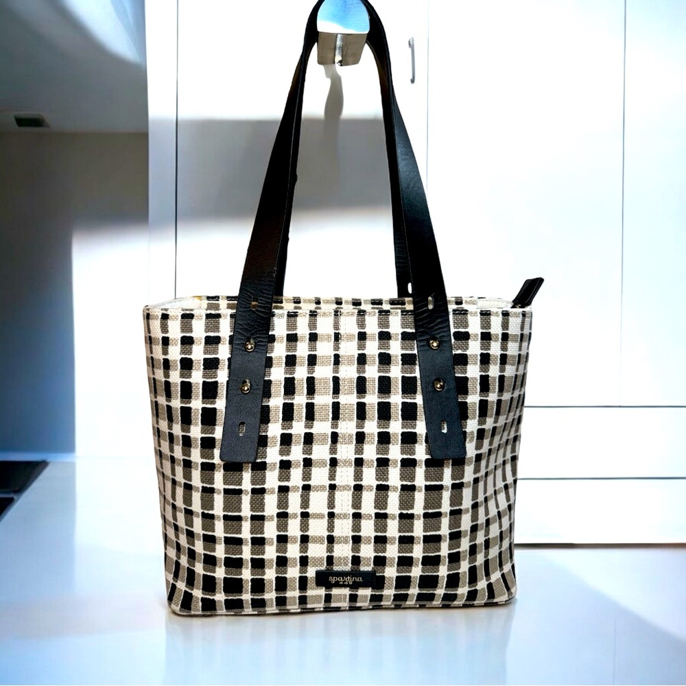 Spartina 449 Greta Tote City Market Large Factory Wrapped Hardware NEW MSRP$144
